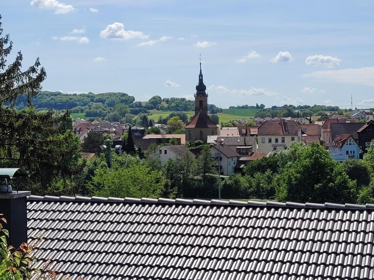Ferienwohnung Kraichgaublick Angelbachtal エクステリア 写真